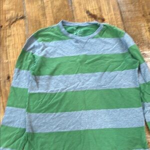 GAP Green and Gray Long Sleeve Tee